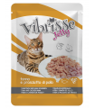 VIBRISSE CAT ATUN Y JAMONCITOS DE POLLO EN GELATINA 70GR