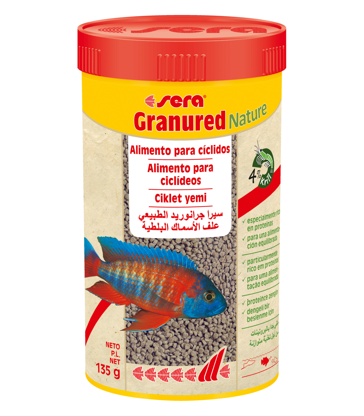 sera Cichlids Sticks Nature 1.000 ml (210 g) – Pets Qatar