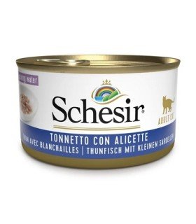 Schesir Atun y Chanquete con Arroz al Natural Cat Lata · MascotAstu