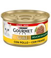 GOURMET GOLD DELICIAS SUCULENTAS POLLO 85GR