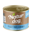 NATURDOG WET POLLO Y PATO CON MIJO