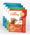 CATIT CREAMY SALMON Y GAMBAS 50X10GR