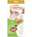 CATIT CREAMY SUPERFOOD POLLO CON COCO Y KALE 4X10GR