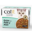 CATIT CUISINE GUISO CON POLLO Y ATUN 95GR