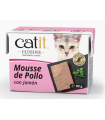 CATIT CUISINE MOUSSE DE POLLO CON JAMON 90GR