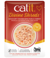 CATIT DIVINE SHREDS POLLO ATUN Y ZANAHORIA 75 GR