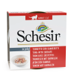 SCHESIR CAT ATUN CON POLLO Y GAMBA 85GR