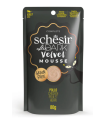 SCHESIR CAT DARK MOUSSE POLLO 80GR