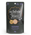 SCHESIR CAT DARK MOUSSE POLLO Y PATO 80GR