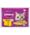 WHISKAS MULTI 1+SELECCION AVES 4X85GR