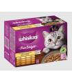 WHISKAS MULTIPACK AVES 12X85GR